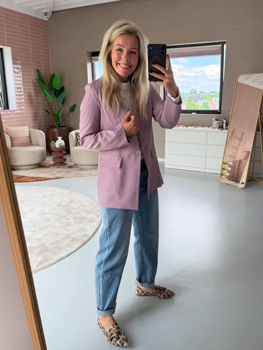 Dezelfde blazer ten voeten uit