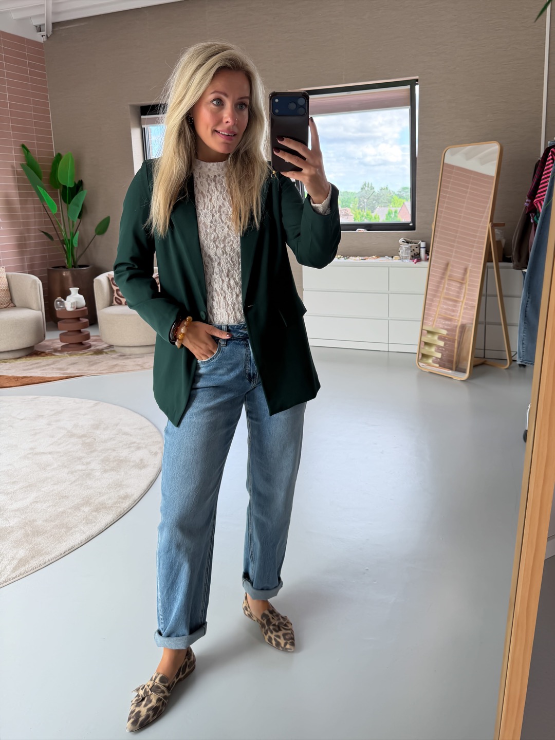 Dezelfde blazer ten voeten uit